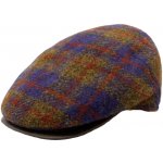 Fiebig Headwear since 1903 Tvídová bekovka s hnědým koženým kšiltem – Hledejceny.cz
