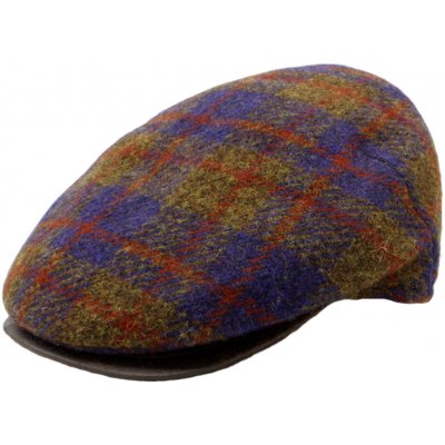 Fiebig Headwear since 1903 Tvídová bekovka s hnědým koženým kšiltem – Hledejceny.cz