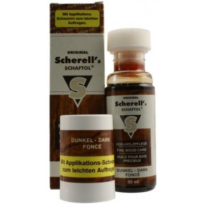 F.W. Klever Gmbh Olej na pažby Scherell´s Original SCHAFTOL tmavohnědý 50ml – Zboží Dáma