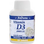 MedPharma Vitamin D3 2000 I.U., 107 tobolek – Hledejceny.cz