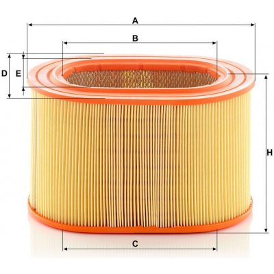 MANN-FILTER Vzduchový filtr MANN C24135 (MF C24135) – Hledejceny.cz