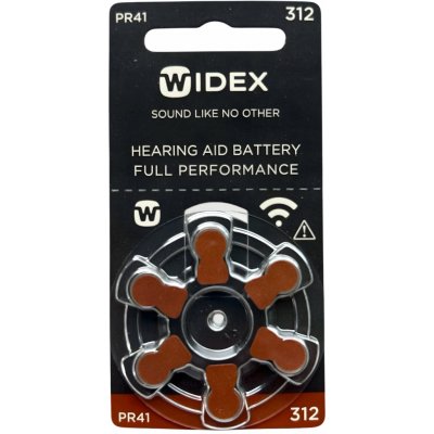 WIDEX 312/PR41 baterie do naslouchadel blistr 6ks – Zboží Živě