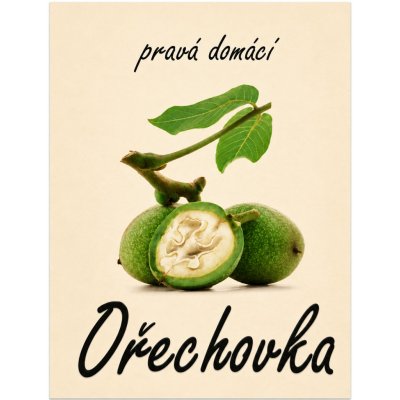 Etiketa samolepící Ořechovka – Hledejceny.cz