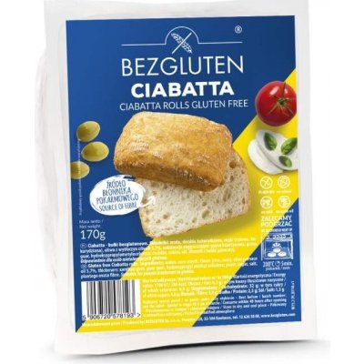 Bezgluten Housky ciabatta VEGGIE bez lepku bez přidaného cukru 2ks 170 g – Hledejceny.cz