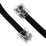 Telefonní kabel KVTD060641 pro ADSL, 6 m, černý – Zboží Živě