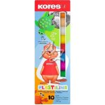Kores Plastelína 10×20 g 10 barev – Zboží Dáma