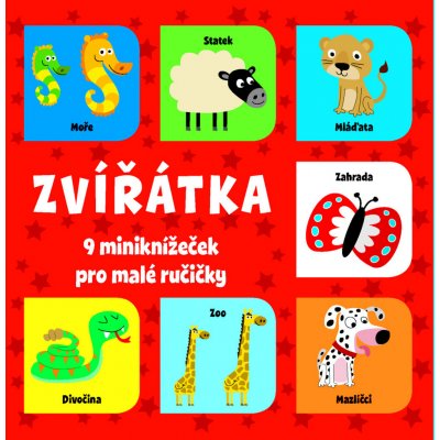 Zvířátka 9 miniknížeček pro malé ručičky – Hledejceny.cz