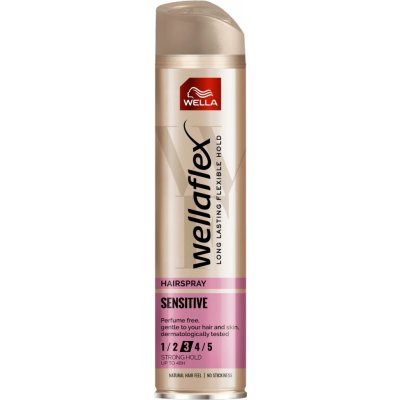 Wella Wellaflex Sensitive lak na vlasy pro citlivou pokožku silné zpevnění 3 250 ml