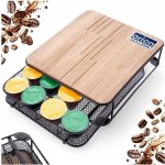 ORION Box dřevo kov kapsle LINE 30 x 24 x 6,5 cm – Zboží Dáma