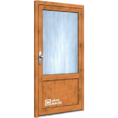 Kömmerling vchodové dveře 76 AD OM 1011 levé winchester sklo čiré 80 x 203 cm – Hledejceny.cz
