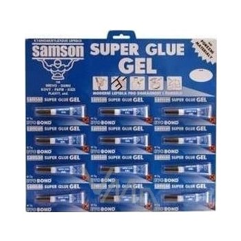 Samson Super Glue gel sekundové lepidlo 12 x 3 g