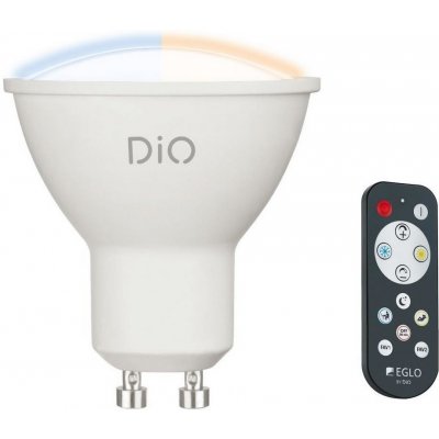 Eglo LED žárovka GU10 5W/2700K-6500K + s dálkovým ovladačem 11802 stmívatelná – Zboží Živě