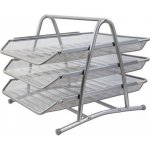 Kovový trojbox CONCORDE, stříbrný – Zboží Dáma