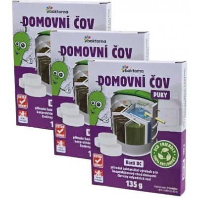 Baktoma Bacti DC PUK Bakterie do ČOV 3 x 135 g – Sleviste.cz