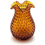 Váza 20cm - Hobnail - Ananas - amber – Sleviste.cz