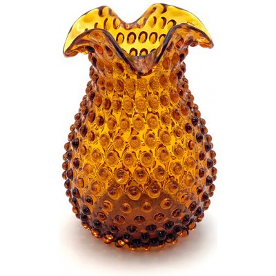 Váza 20cm - Hobnail - Ananas - amber – Sleviste.cz