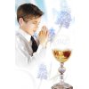 Přání Přání k 1. svatému přijímání (modré, chlapec)