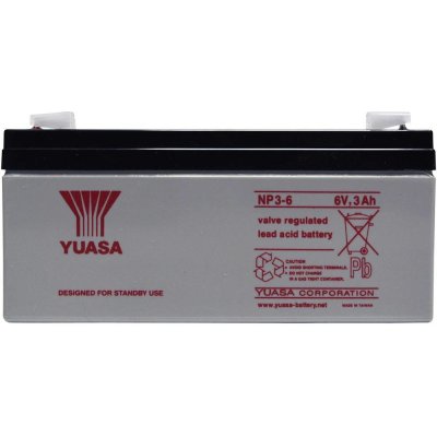 YUASA NP3-6 3Ah 6V – Zbozi.Blesk.cz