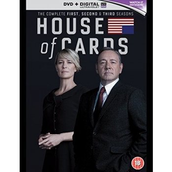 House of Cards - Season 1-3 DVD