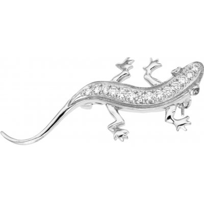 Bealio stříbrná brož ještěrka 03-00511-0982 – Zboží Dáma