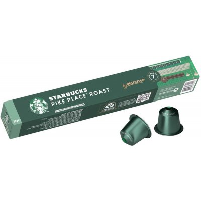 Starbucks by Nespresso® Pike Place Roast kávové kapsle 10 kapslí v balení