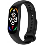 ESES Náramek silikonový pro Xiaomi Mi Band 7 Černý 1530002871 – Zboží Živě