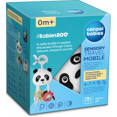 Canpol Babies Smyslový Cestovní kolotoč BabiesBoo 68/091 bílá – Zboží Dáma