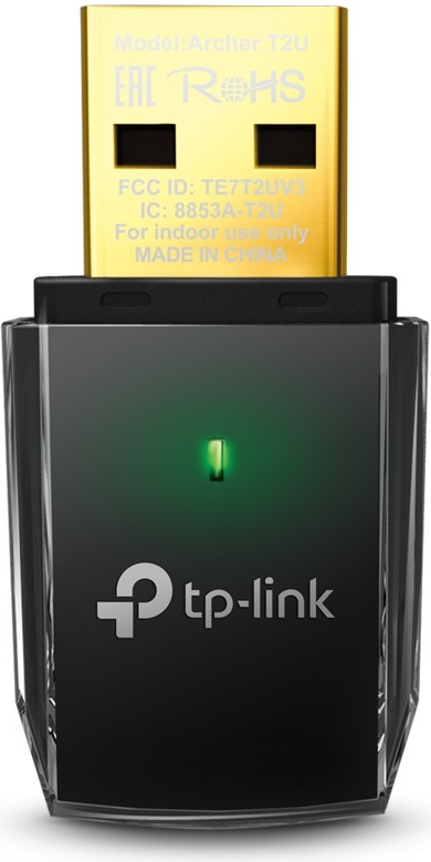 TP-Link Archer T2U Dual Band USB Adaptér; Archer T2U