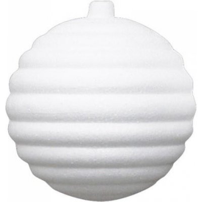 Velkoobchodplus Koule polystyrenová horizontální 85 x 80 mm bílá – Zboží Mobilmania