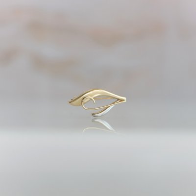 Lillian Vassago Brož s motivem listu, kombinované zlato LLV22-GBR010 – Hledejceny.cz