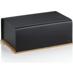 KELA Chlebník Kiril kovový černý 38,0x23,0x16,0cm KL-17891 – Sleviste.cz