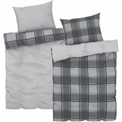 Livarno home povlečení z jemného flanelu šedá 140x200 70x90 – Hledejceny.cz