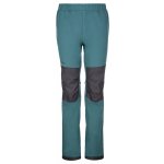 Kilpi Rizo J dětské softshellové Outdoorové kalhoty tmavě zelená – Zboží Dáma