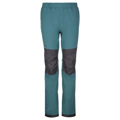 Kilpi Rizo J dětské softshellové Outdoorové kalhoty tmavě zelená – Zboží Dáma