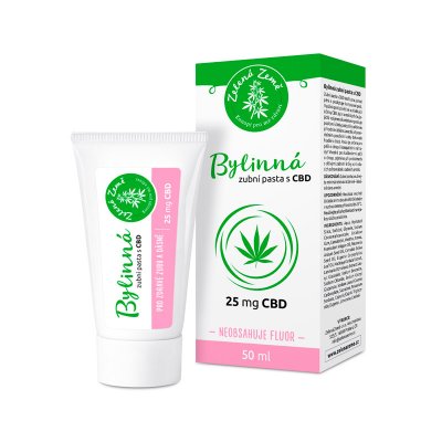 Zelená Země bylinná s CBD 50 ml – Hledejceny.cz