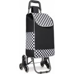 Nákupní taška na 6 kolečkách Kono Travel černá – Zboží Dáma