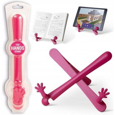 If The Hands Stand Držák na knihy/tablety Růžový 25 x 45 x 210 mm – Zboží Dáma