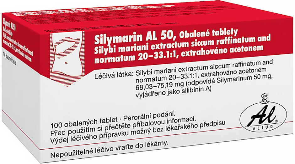 SILYMARIN AL POR 50MG TBL OBD 100