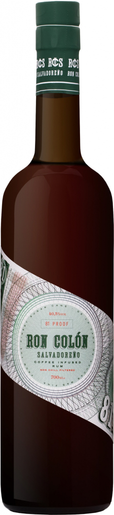 Ron Colón Salvadoreño Coffee Infused Rum 40,5% 0,7 l (holá láhev)