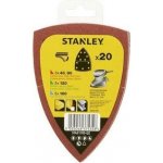 Stanley Kartonové balení brusných papírů, delta děrovaný, 5x P40, 5x P80, 5x P120, 5x P180, Bosch PSM160A - ST-STA31705-QZ – Hledejceny.cz