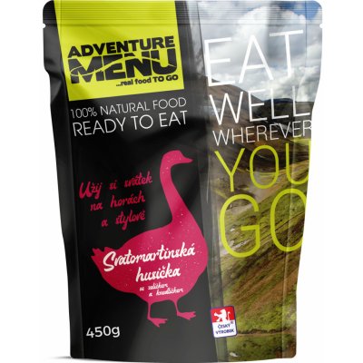 Adventure Menu Svatomartinská husa se zelím a knedlíkem 450 g – Zboží Dáma Adventure Menu Svatomartinská husa se zelím a knedlíkem 450 g – Zboží Dáma