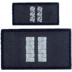 Nášivka: Hodnost AČR Nadrotmistr modrá tmavě velká – Hledejceny.cz