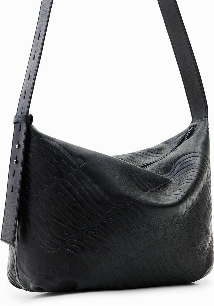 Desigual kabelka Logorama Leather Dov negro