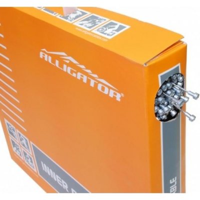 Alligator lanko nerez brzdové silniční 100ks – Zboží Dáma