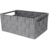 Úložný box Compactor Úložný organizér Toronto 25 x 17 x 10 cm tmavě šedá