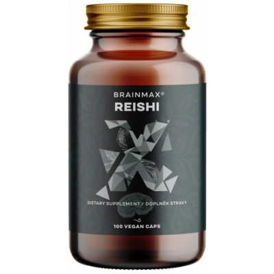 BrainMax Reishi extrakt 500 mg 100 rostlinných kapslí – Hledejceny.cz