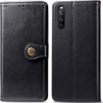 Forcell LEATHER BUCKLE Sony Xperia 10 III černé – Zboží Živě