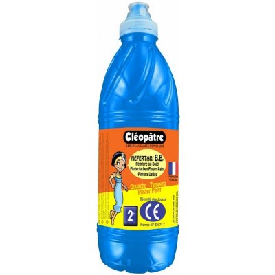 CLEOPATRE Prstová barva tempera NEFERTARI BABY 1 Kg Základní Modrá – Hledejceny.cz