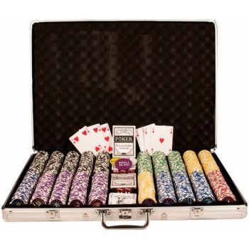 Garthen 497 Poker set 1000 ks žetonů OCEAN hodnoty 5 - 1000