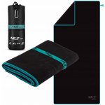 Nils ručník Aqua NAR13 z mikrovlákna 200 x 90 cm černo modrá – Zboží Mobilmania